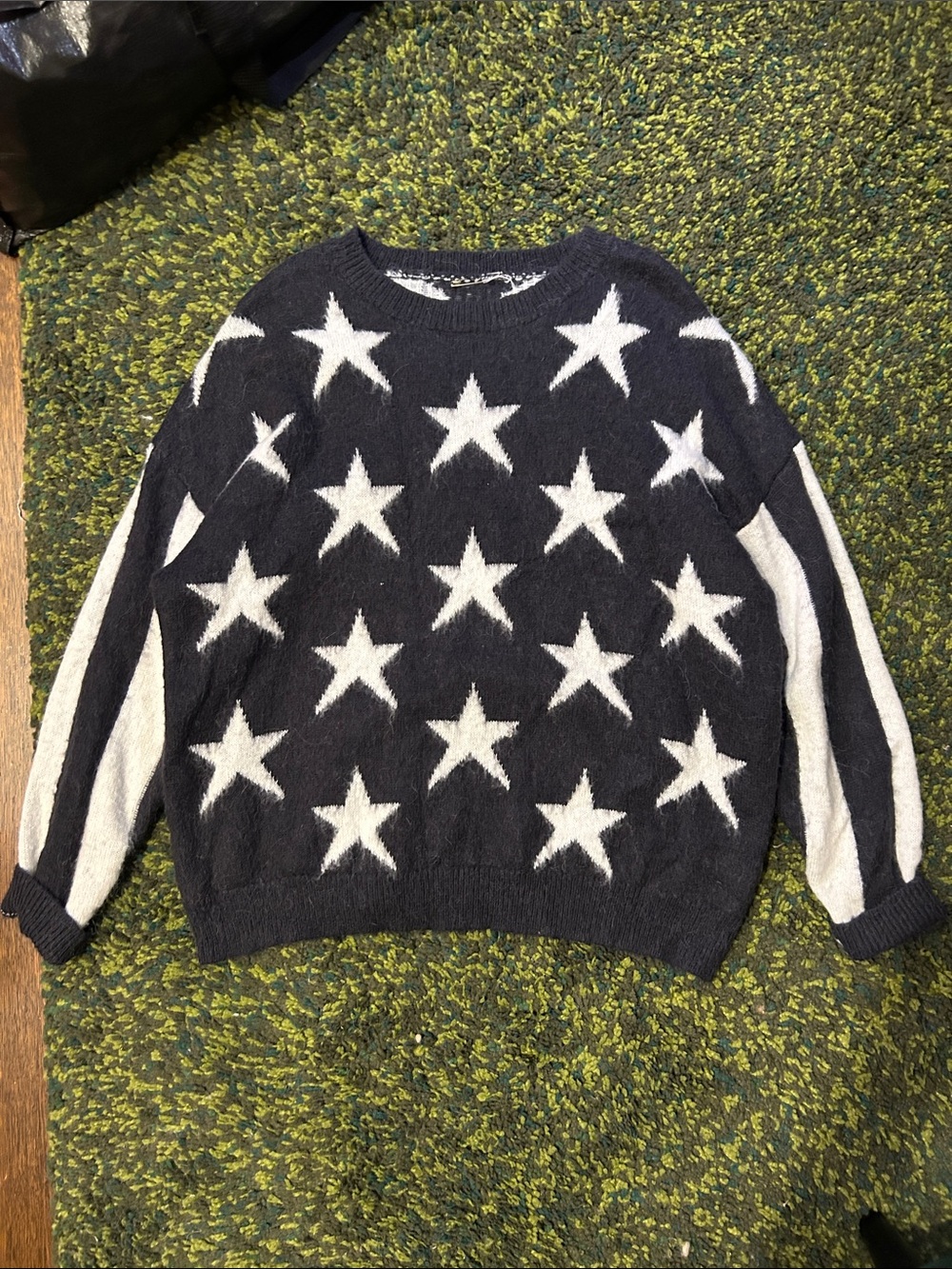 Navy Blue Oversized Sweater